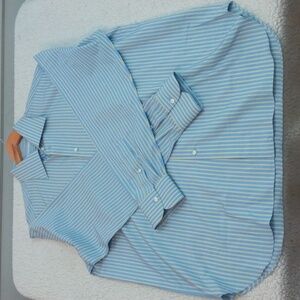 Like New XL Giampaolo Hand Sewn Broadcloth Shirt (Made in Italy)